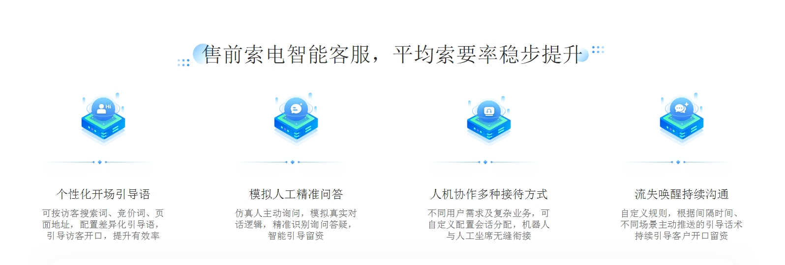 智能AI機(jī)器人客服-索電機(jī)器人-昱新索電機(jī)器人 AI機(jī)器人客服 智能售前機(jī)器人 第2張